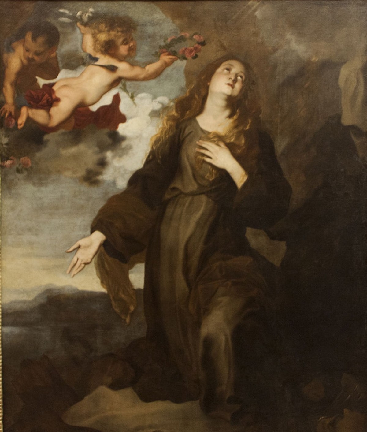 Saint Rosalina by Anythony van Dyck - 1624