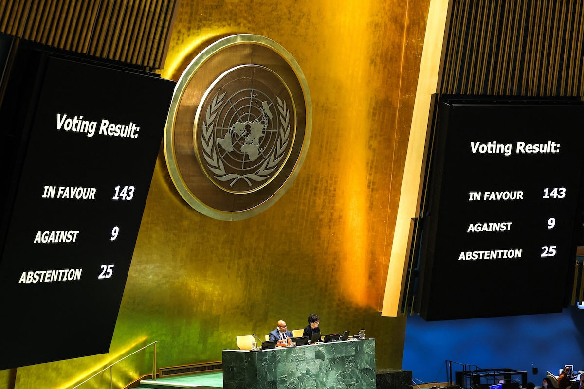 General Assembly vote on Palestine