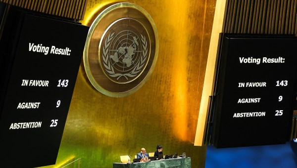 General Assembly vote on Palestine