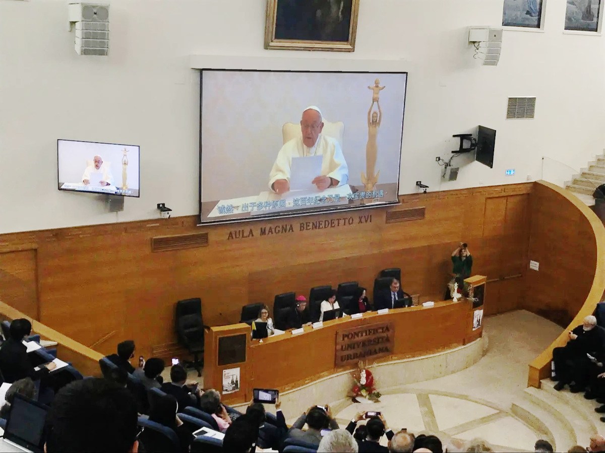 Video message from Pope Francis to participants in a seminar organized by the Holy See at the Pontifical Urban University this May 21, 2024 in Rome on the 100th anniversary of the Concilium Sinense.