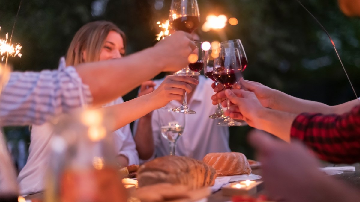 Dinner party with friends