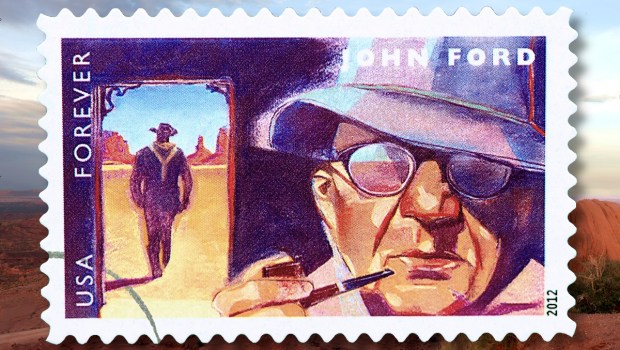 Director John Ford on stamp