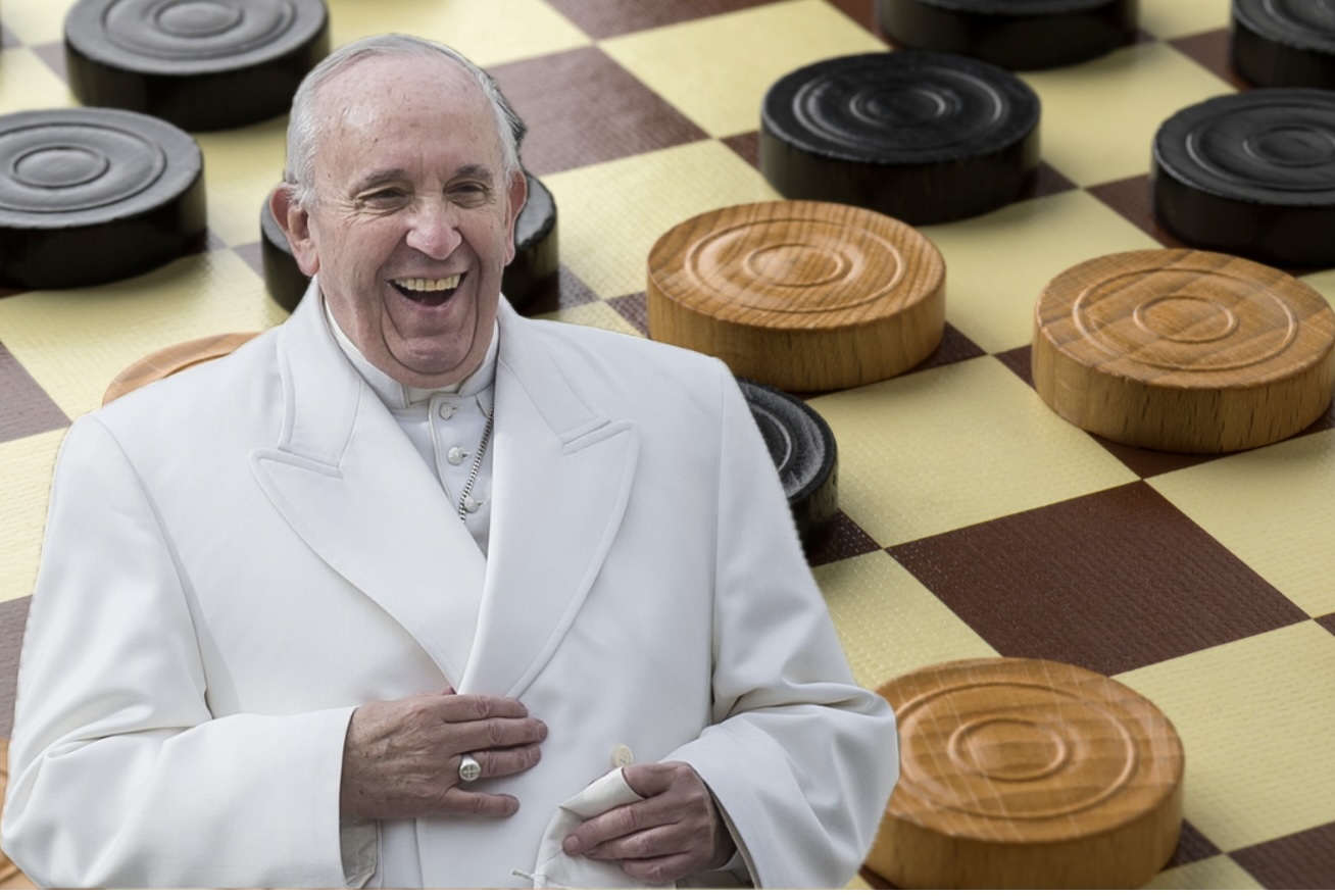 Pope checkers
