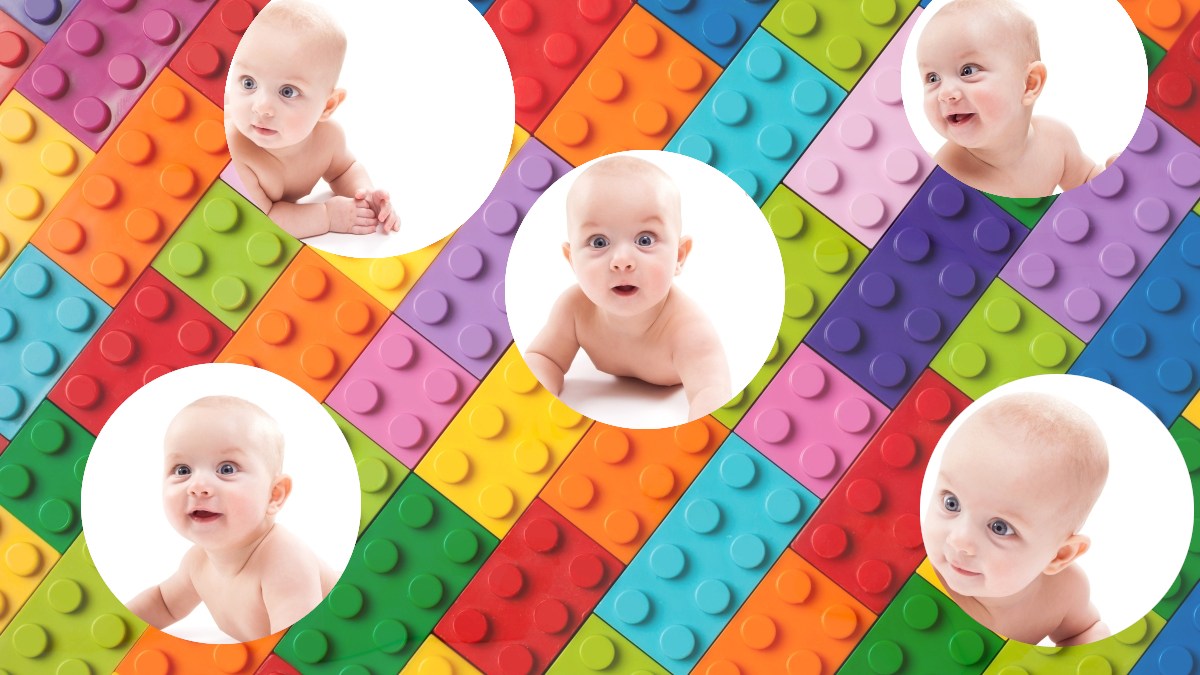 Quintuplets toy blocks