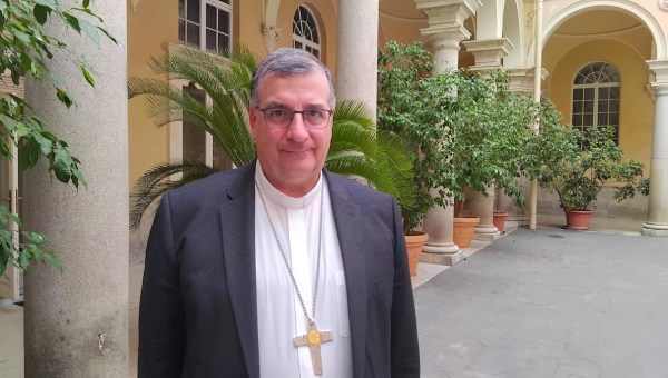 Photo of Bishop Jean-Marc Micas, bishop of Tarbes and Lourdes (France), in Rome on June 20, 2024