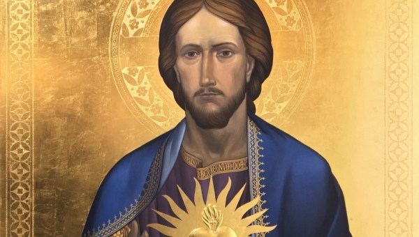 Dappled Things shares New Art for the Sacred Heart - First prize painting by Matthew Conner