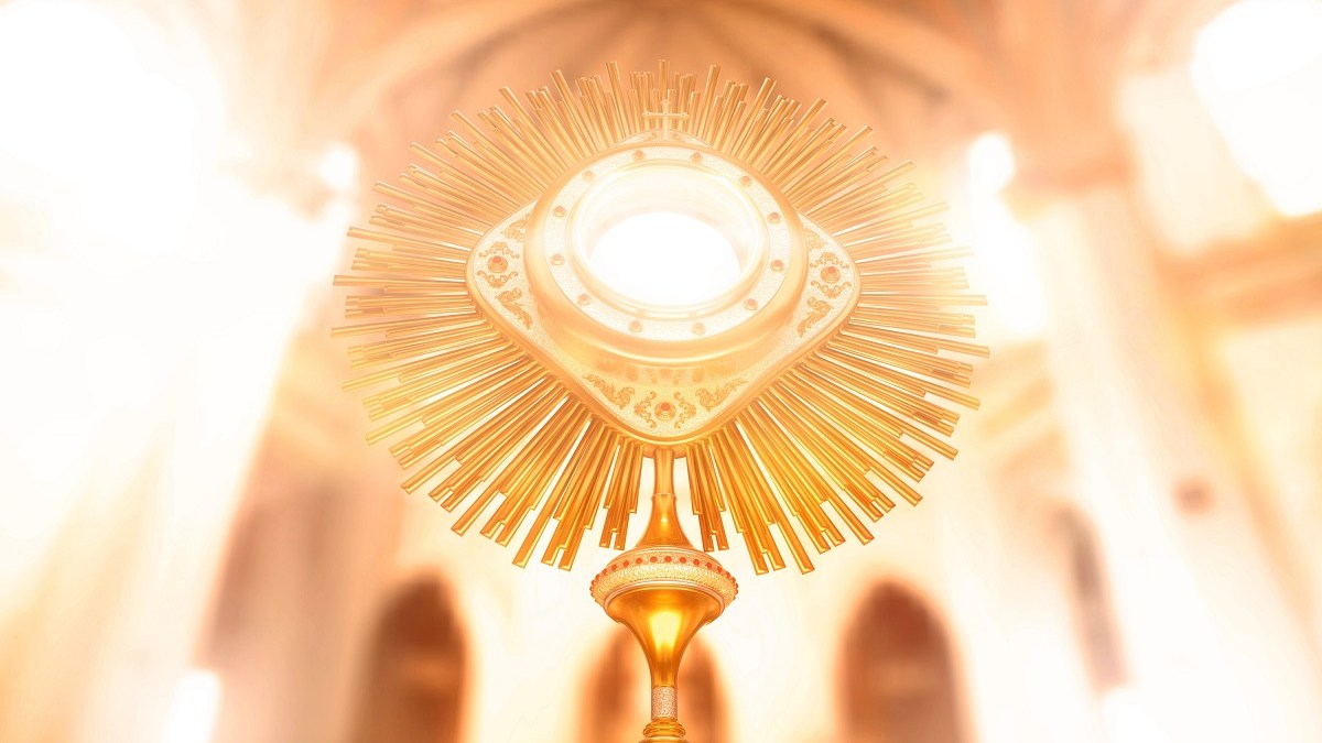 Eucharist in Monstrance