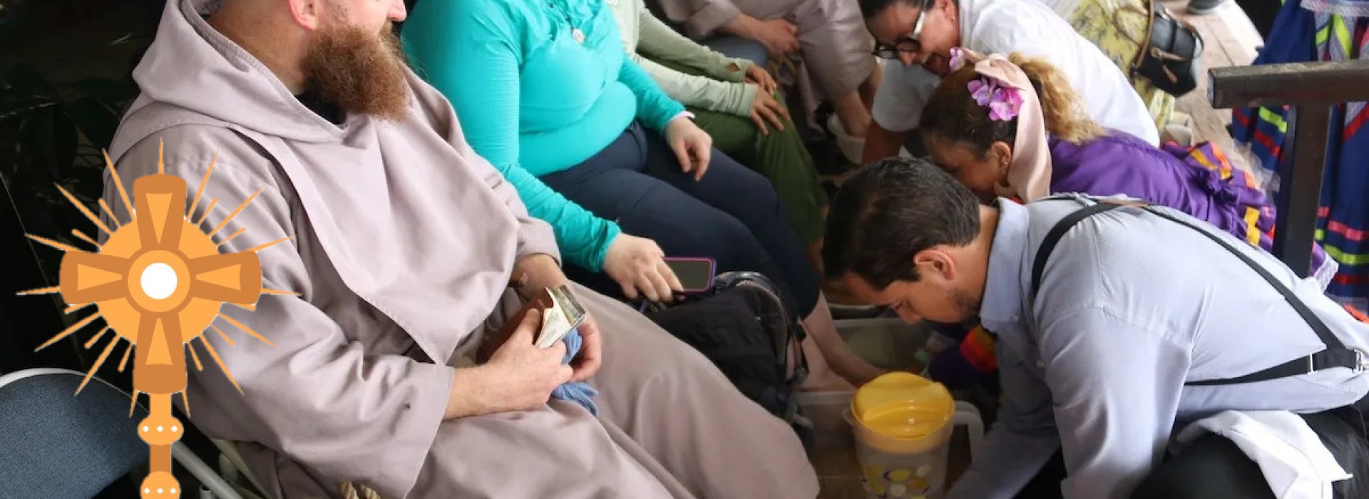 Lake Charles community washes pilgrims feet