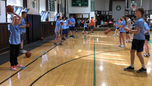 Basketball clinic for adults with autism - St. Joseph's Church - Maplewood, MJ