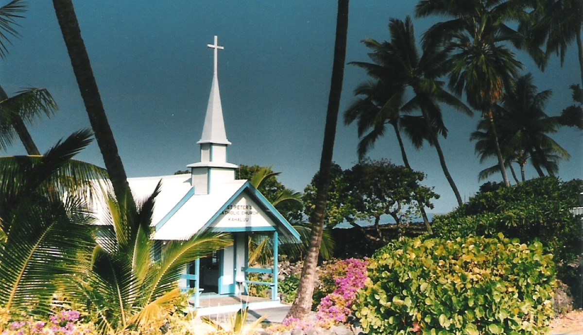 St. Peters by the Sea Catholic Church, Kahaluu, Hawaii