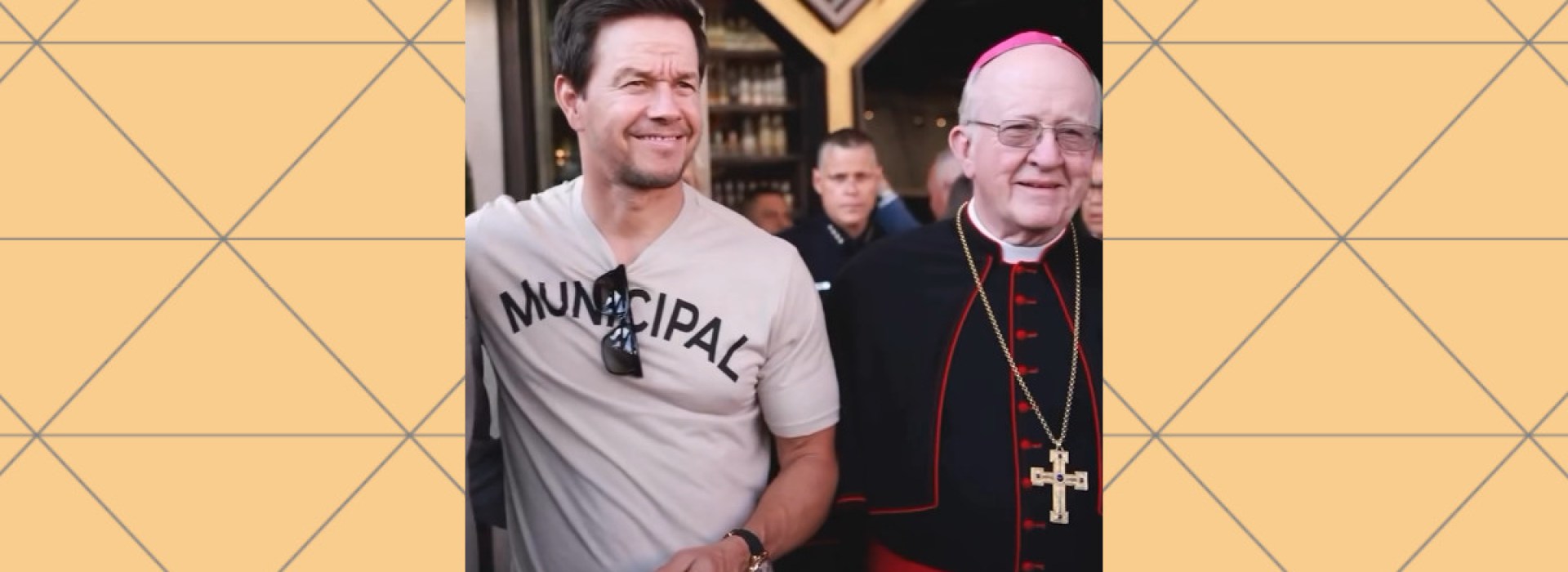 Mark Wahlberg restarusant opening with bishop