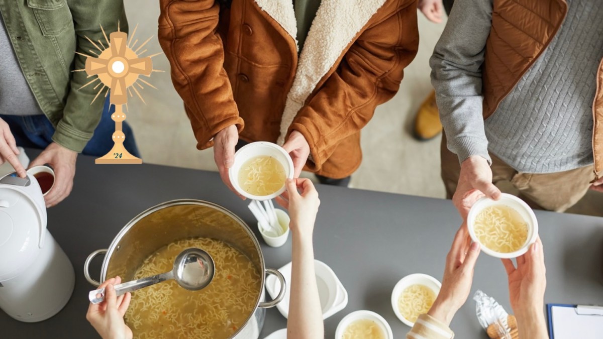 soup kitchen monstrance Eucharistic Revival