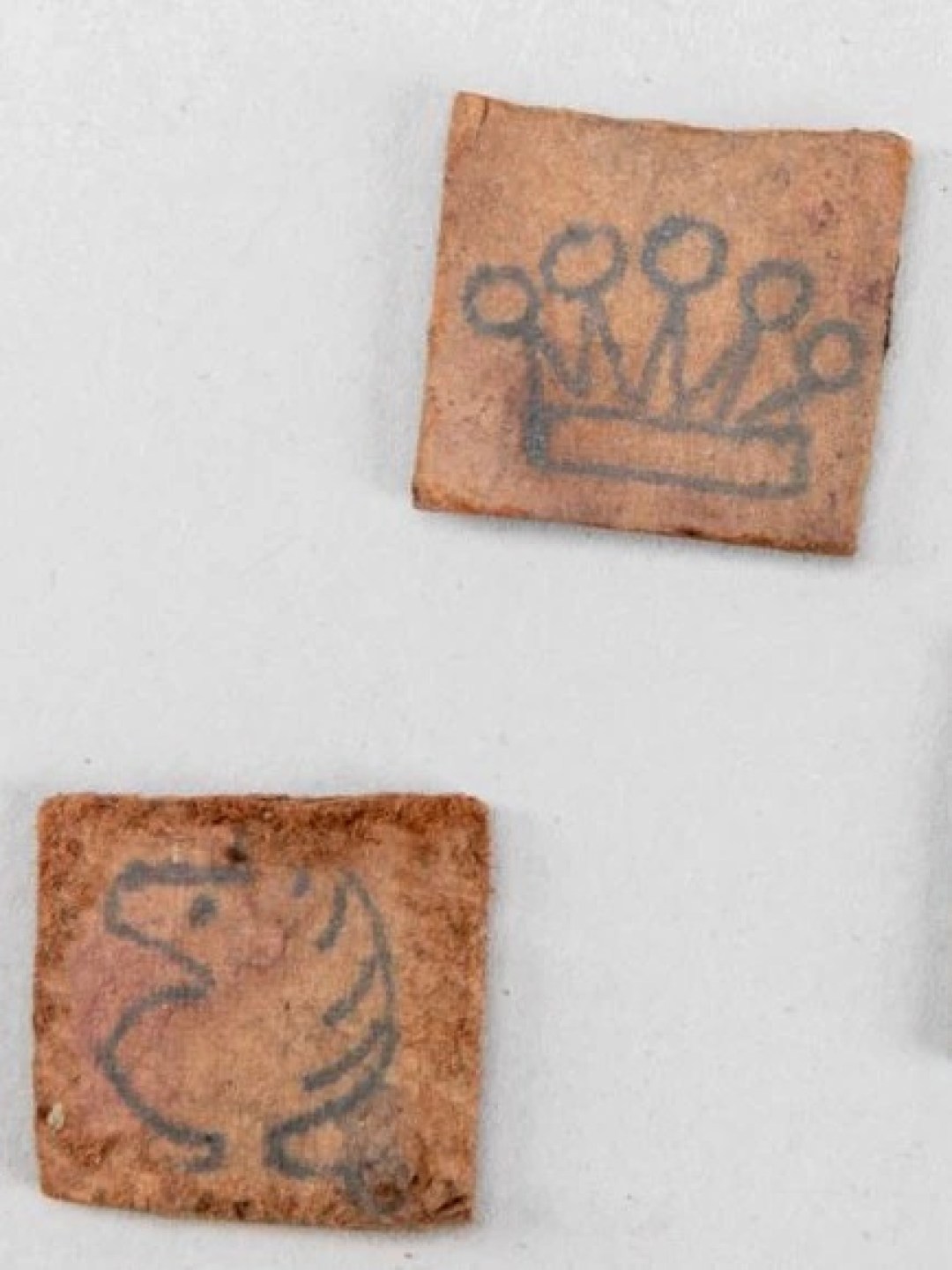 Auschwitz hand-drawn chess pieces
