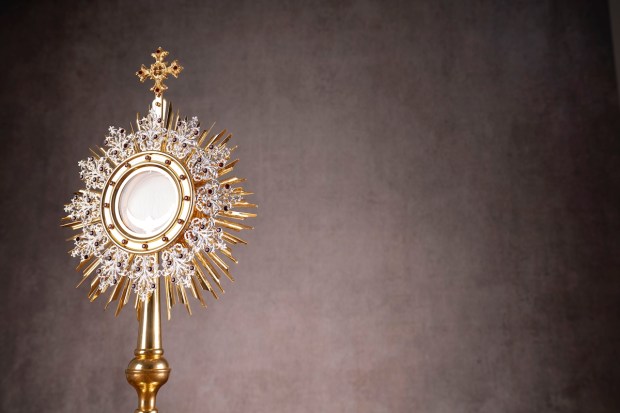 Blessed Sacrament in monstrance