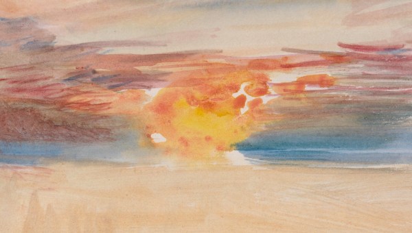 From J.M.W. Turner's Channel Sketchbook, Yale Center for British Art, Sketch 1