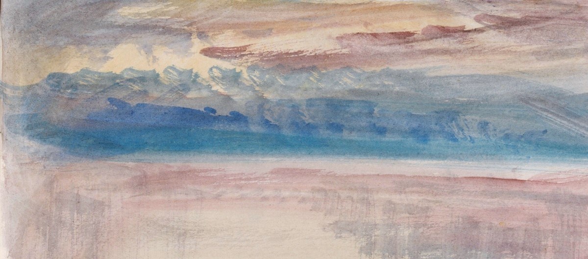 From J.M.W. Turner's Channel Sketchbook, Yale Center for British Art, Sketch 2