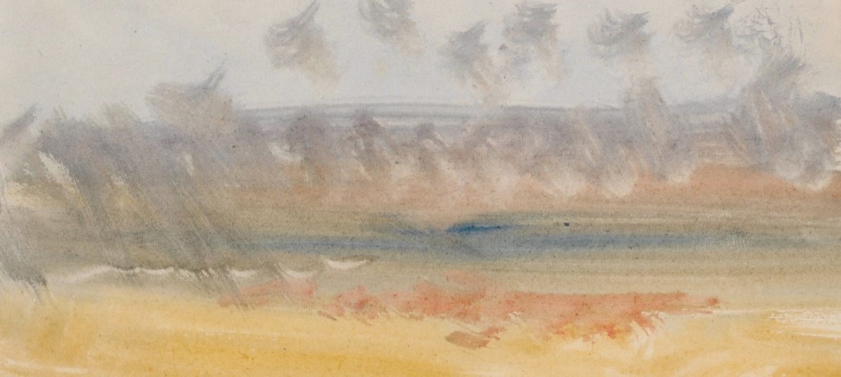 From J.M.W. Turner's Channel Sketchbook, Yale Center for British Art, Sketch 4
