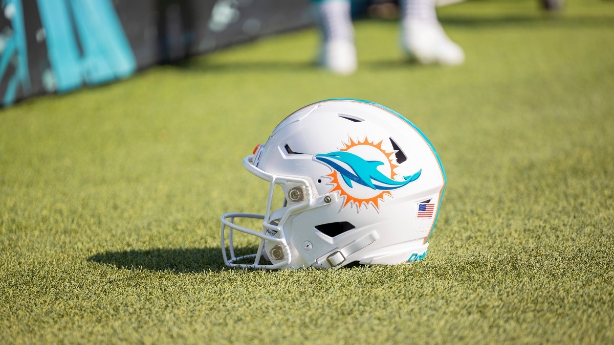 Miami Dolphins helmet