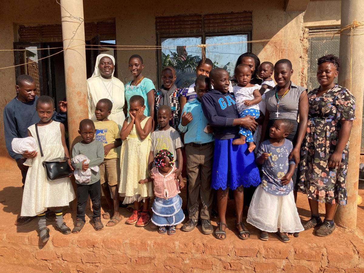 Children with Sister Salome