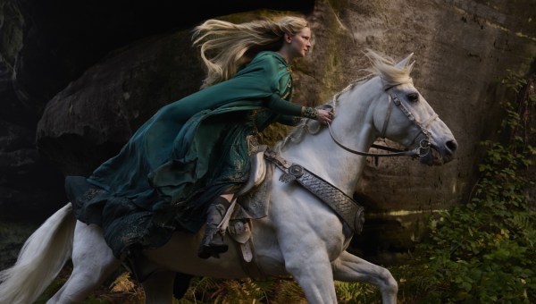Morfydd Clark as Galadriel in The Rings of Power season two