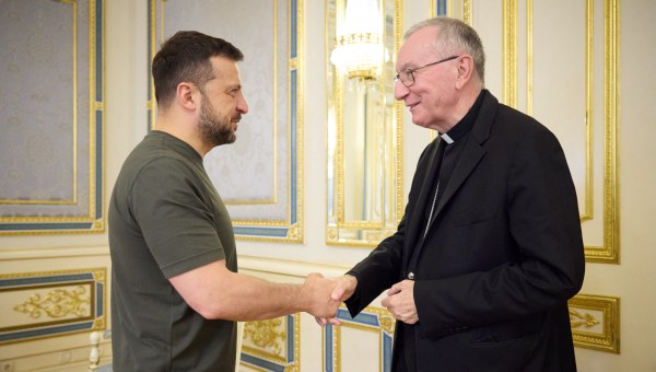 Corner Item Image - Zelensky speaks with Pope’s No. 2