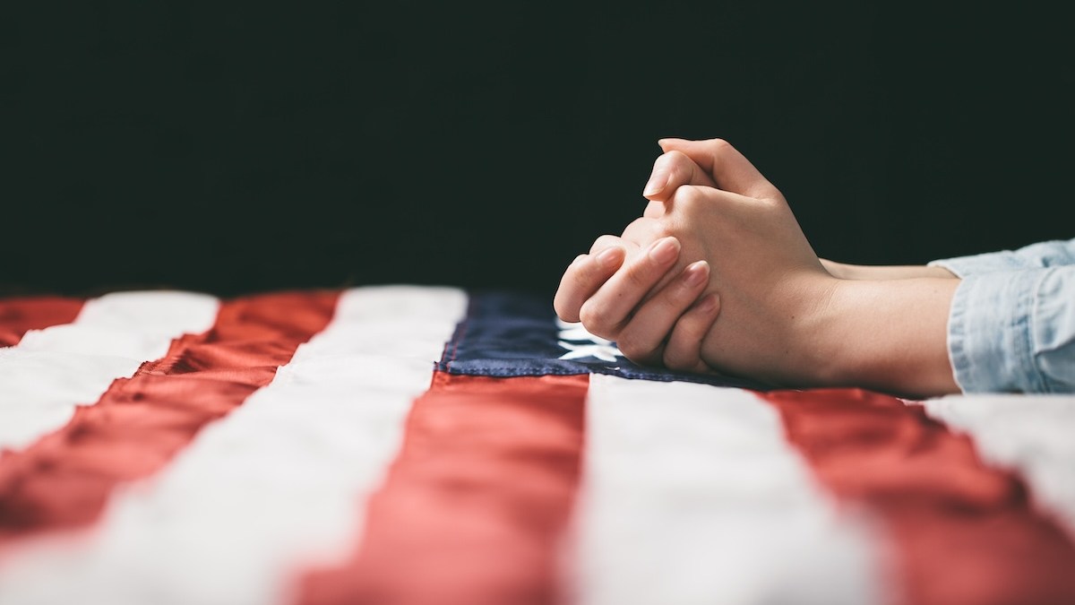 USA politics prayer United States America
