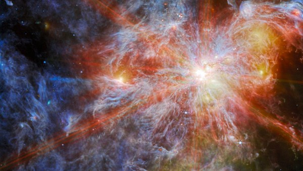 A star cluster is born as viewed by the James Webb Space Telescope