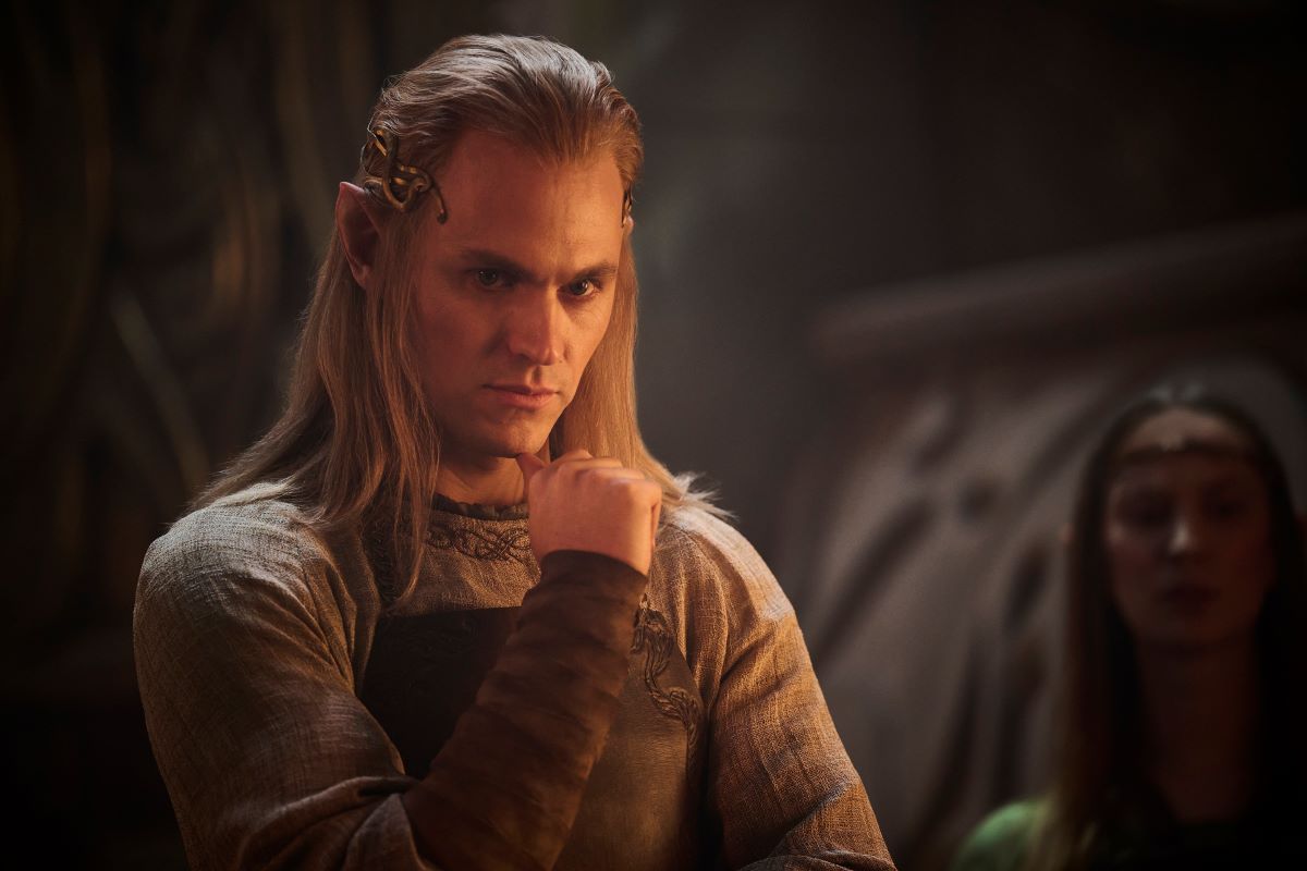 Charlie Vickers as Sauron in "Rings of Power" season two