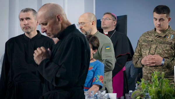 Liberated Ukrainian priests