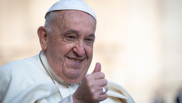 Pope Francis thumbs up