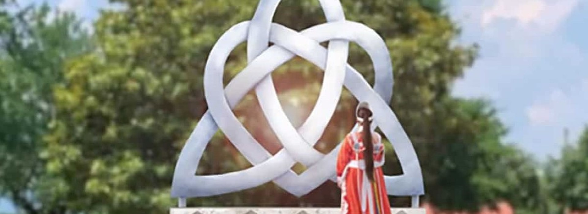 "Eternal Heart" Choctaw Nation sculpture