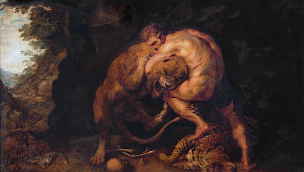 Hercules and the Lion - Rubens