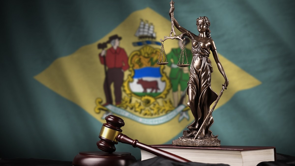Delaware flag, law