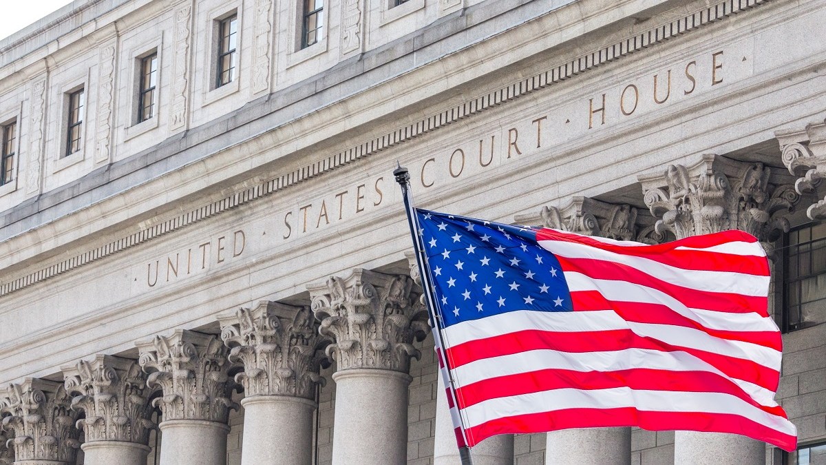 US Supreme Court and Flag