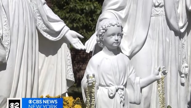 Child Jesus statue Restored in Queens