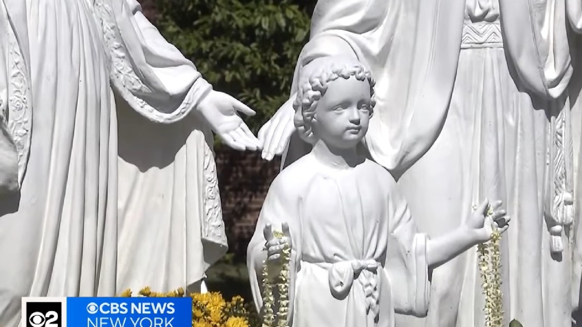 Child Jesus statue Restored in Queens
