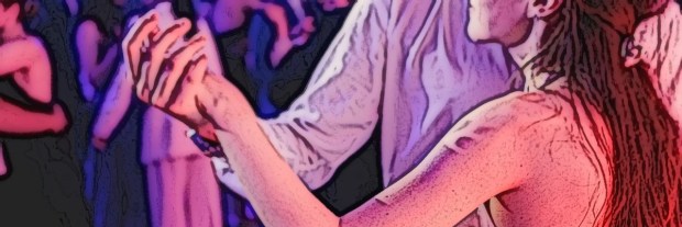 Two teens on dancefloor