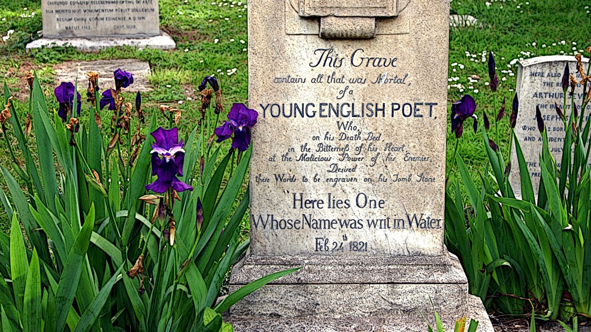 Grave of poet John Keats