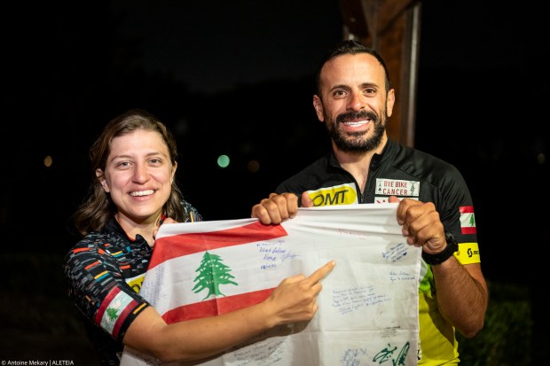 Lebanese-cyclist-Lea-Kallassi-and-Ralph-Al-Khoury