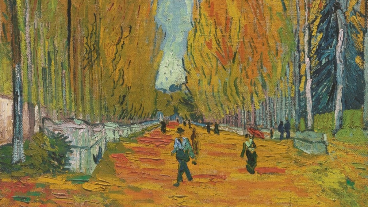 "Les Alyscamps" (Detail) by Vincent Van Gogh