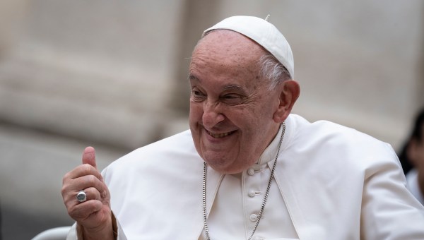 Pope Francis Thump up