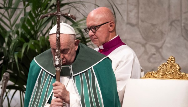 Pope Francis closing mass Synod of Bishops 2024 at St Peter's basilica