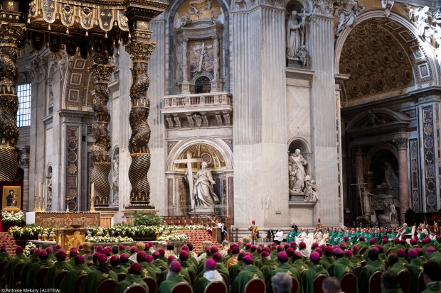 Pope Francis closing mass Synod of Bishops 2024 at St Peter's basilica