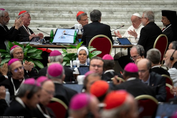 Pope Francis-Te Deum-SYNDO-Bishops-2024