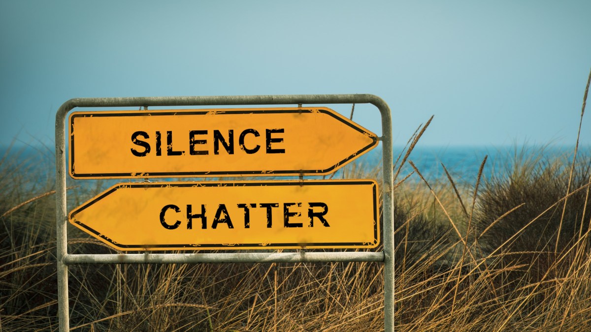 Silence vs Chatter weathered
