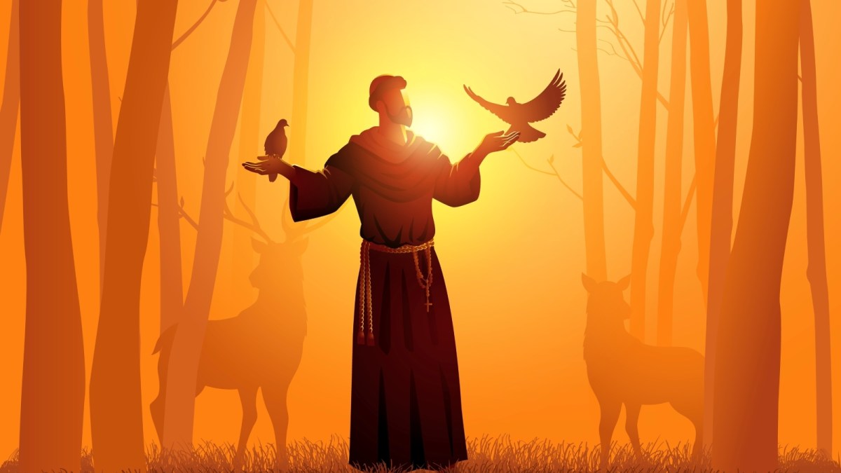 ST FRANCIS ILLUSTRATION SUNRISE