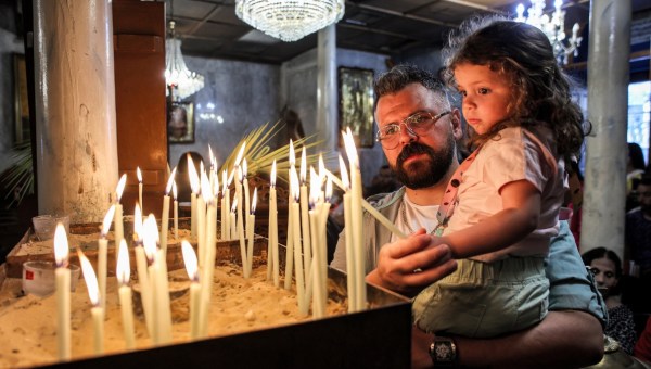 PALESTINIEN - ISRAEL - CONFLIT - RELIGION - CHRISTIANISME - ORTHODOXE - DIMANCHE DES RAMEAUX