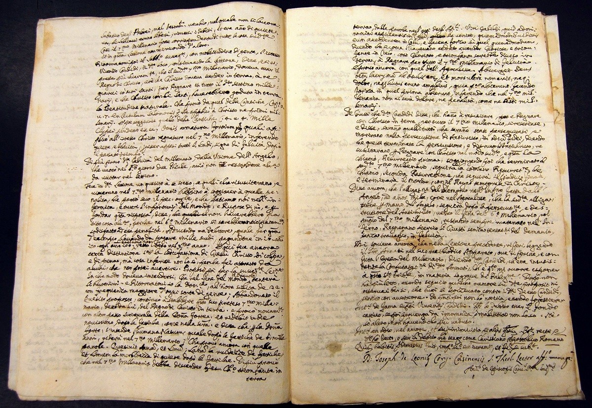 Hand written manuscript