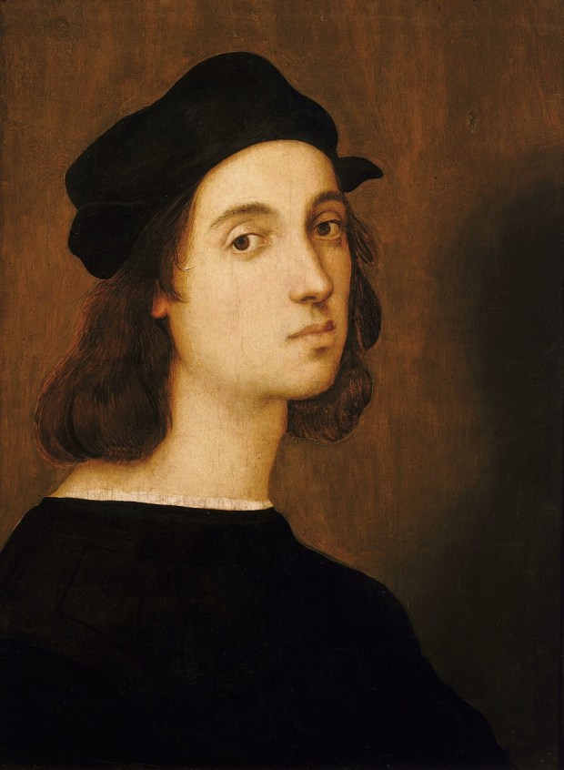 Raffaello Sanzio, a self-portrait of the artist
