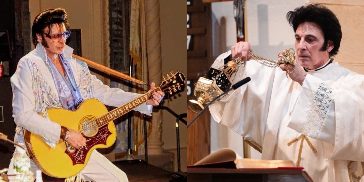 Anthony Ligouri in concert and Deacon Anthony Ligouri in church